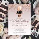 Search for glam 40th birthday invitations Sparkle