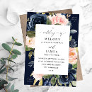 Search for navy blue and blush pink wedding invitations Chic
