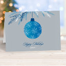 Search for blue snowflake business holiday cards Elegant