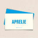 Search for blue and white business cards Minimalist
