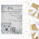 Recherche de léopard de neige invitations Hiver
