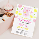 Search for lemonade birthday invitations Pink lemonade party