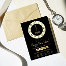 Search for clock new years eve party invitations Celebration