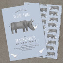 Search for rhino invitations Cute