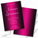 Search for black hot pink invitations Calligraphy