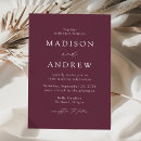 Search for wine wedding invitations Purple