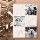 Search for peace joy love christmas cards Real gold foil