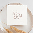 Search for taupe napkins Calligraphy script