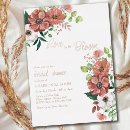 Recherche de orange bridal shower invitations Rustique