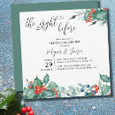 Search for christmas rehearsal dinner invitations Holly