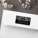 Search for gatsby wedding return address labels Elegant