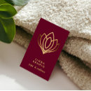 Search for lotus flower business cards Massage therapy