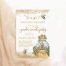Search for reveal party invitations Gold glitter