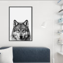 Search for wolf lovers posters Watercolor
