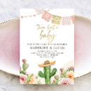Search for watercolor cactus invitations Baby sprinkle