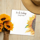 Search for sunflower notepads Botanical