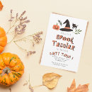 Search for black cat birthday invitations Spooky