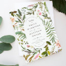 Search for tropical leaf wedding invitations Elegant