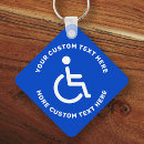 Search for disabled keychains handicapped disabled parking symbol