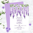Recherche de wisteria mariage invitations Botanique