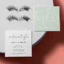 Search for hair extensions business cards Minimal