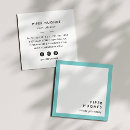 Search for minimalist business cards social media