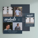 Search for navy blue graduation invitations Simple
