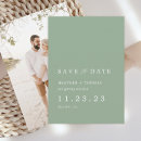 Search for sage green save the dates Minimalist