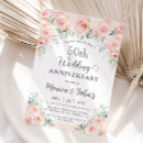 Search for floral anniversary invitations Vintage