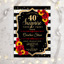 Recherche de tournesol rouge invitations Élégant