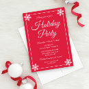 Search for snowflake party invitations Calligraphy script