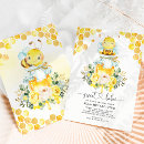 Search for honey gold invitations Bumblebee