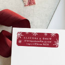 Search for winter berry return address labels Modern