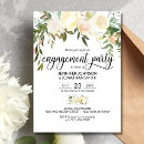Search for floral engagement party invitations Watercolor