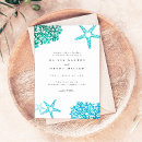 Search for turquoise beach wedding invitations Elegant