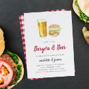 Search for cute burger invitations Summer