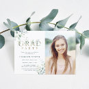 Search for botanical graduation invitations Eucalyptus