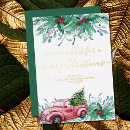 Search for red truck christmas cards Non photo