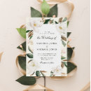 Search for magnolia wedding invitations Navy