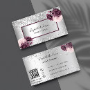 Search for silver business cards qr code