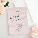 Search for blush pink rehearsal dinner invitations Trendy