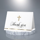 Search for catholic thank you cards Gold