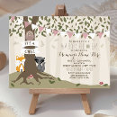 Search for woodland creatures invitations Baby