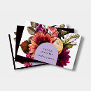 Recherche de floral violet cartes visite Élégant