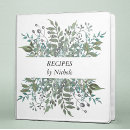 Search for book recipe binders greenery