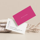 Recherche de moderne et minimal cartes visite Pour elle