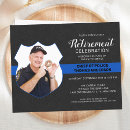 Search for photo retirement invitations Law enforcement