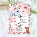 Search for white flowers birthday invitations Watercolor