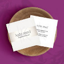 Search for monogram business cards Salon