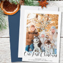 Search for our first married christmas cards Vertical photo